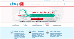 Desktop Screenshot of editage.com.br